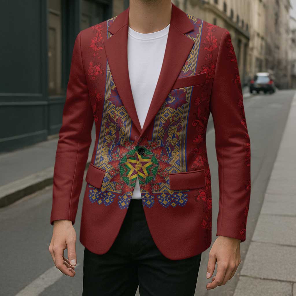 Philippines Christmas Blazer Parol Xmas Barong Style - Wonder Print Shop