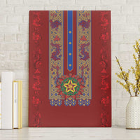 Philippines Christmas Canvas Wall Art Parol Xmas Barong Style - Wonder Print Shop