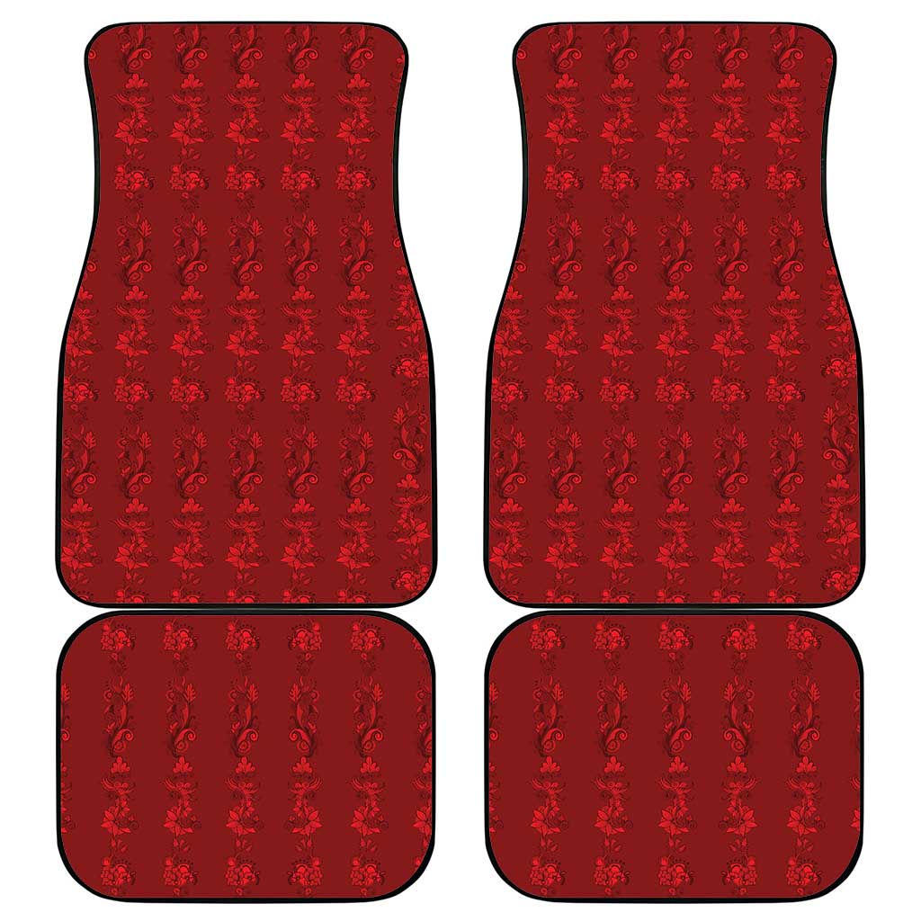 Philippines Christmas Car Mats Parol Xmas Barong Style - Wonder Print Shop