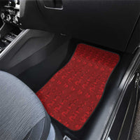 Philippines Christmas Car Mats Parol Xmas Barong Style - Wonder Print Shop