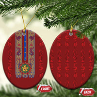 Philippines Christmas Ceramic Ornament Parol Xmas Barong Style - Wonder Print Shop