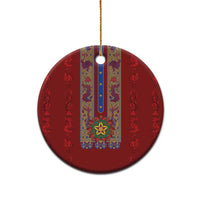 Philippines Christmas Ceramic Ornament Parol Xmas Barong Style - Wonder Print Shop