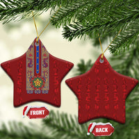 Philippines Christmas Ceramic Ornament Parol Xmas Barong Style - Wonder Print Shop