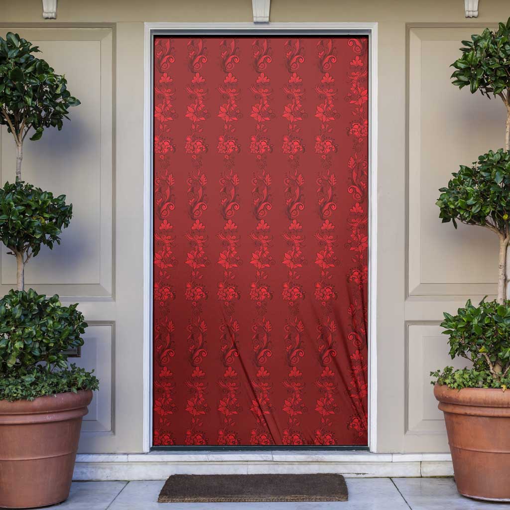 Philippines Christmas Door Cover Parol Xmas Barong Style - Wonder Print Shop