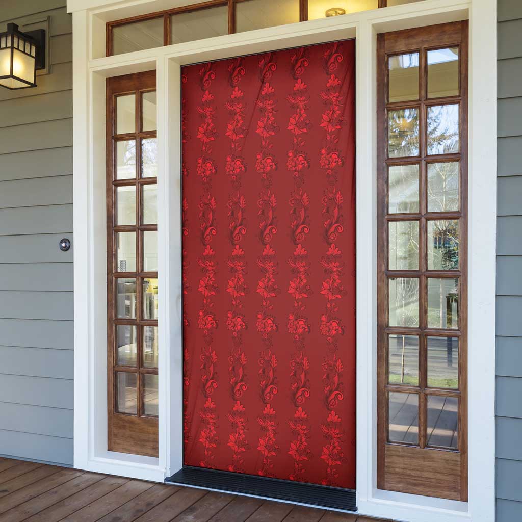 Philippines Christmas Door Cover Parol Xmas Barong Style - Wonder Print Shop