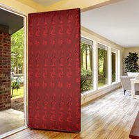 Philippines Christmas Door Cover Parol Xmas Barong Style - Wonder Print Shop