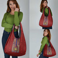 Philippines Christmas Grocery Bag Parol Xmas Barong Style - Wonder Print Shop