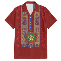 Philippines Christmas Hawaiian Shirt Parol Xmas Barong Style - Wonder Print Shop