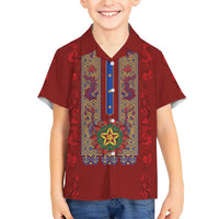 Philippines Christmas Hawaiian Shirt Parol Xmas Barong Style - Wonder Print Shop