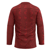 Philippines Christmas Hockey Jersey Parol Xmas Barong Style - Wonder Print Shop
