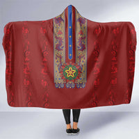 Philippines Christmas Hooded Blanket Parol Xmas Barong Style - Wonder Print Shop