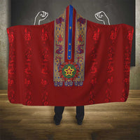 Philippines Christmas Hooded Blanket Parol Xmas Barong Style - Wonder Print Shop