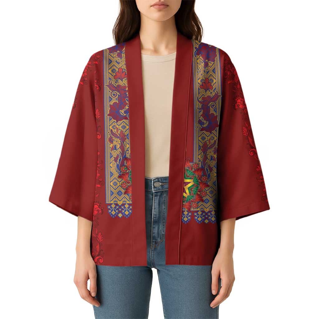 Philippines Christmas Kimono Parol Xmas Barong Style - Wonder Print Shop