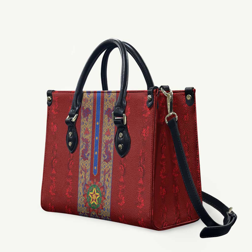 Philippines Christmas Leather Bag Parol Xmas Barong Style - Wonder Print Shop