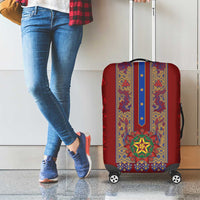 Philippines Christmas Luggage Cover Parol Xmas Barong Style - Wonder Print Shop