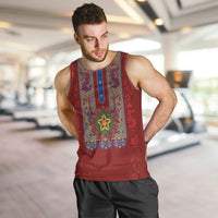 Philippines Christmas Men Tank Top Parol Xmas Barong Style - Wonder Print Shop