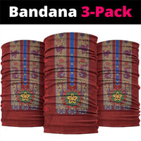 Philippines Christmas Neck Gaiter Parol Xmas Barong Style - Wonder Print Shop