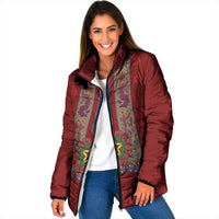 Philippines Christmas Padded Jacket Parol Xmas Barong Style - Wonder Print Shop