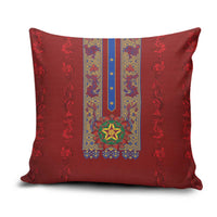 Philippines Christmas Pillow Cover Parol Xmas Barong Style - Wonder Print Shop
