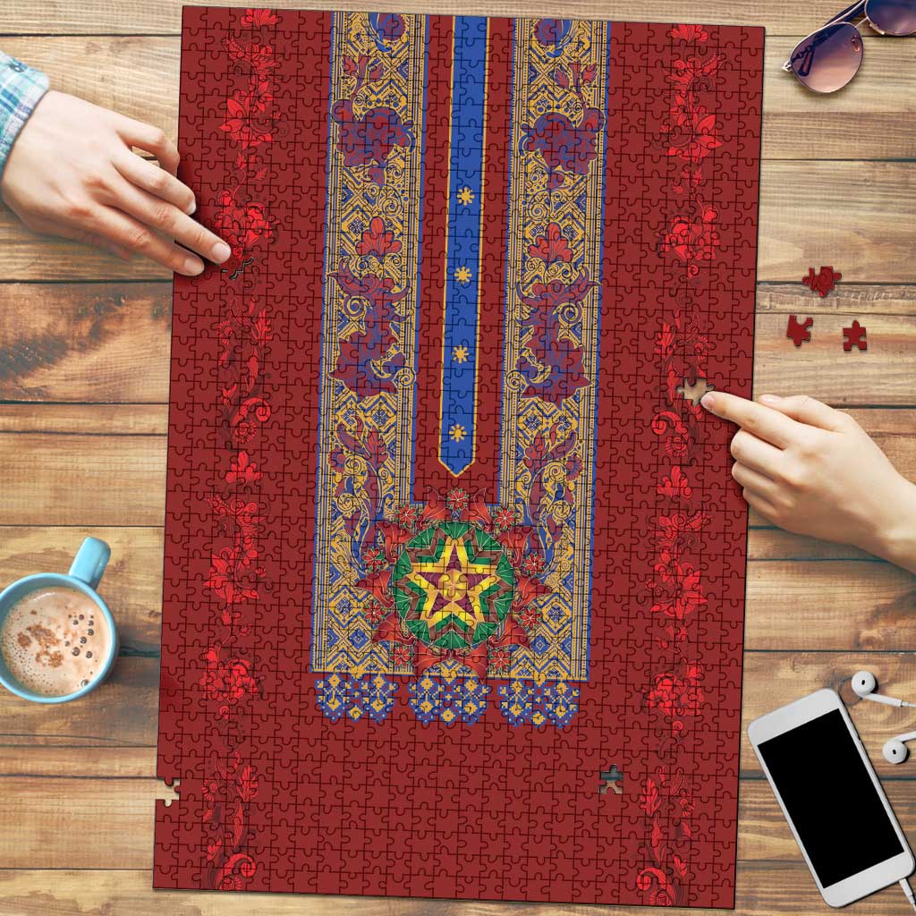 Philippines Christmas Puzzle Parol Xmas Barong Style - Wonder Print Shop