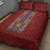 Philippines Christmas Quilt Bed Set Parol Xmas Barong Style - Wonder Print Shop