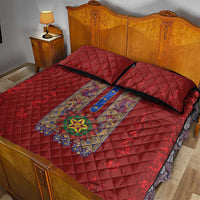 Philippines Christmas Quilt Bed Set Parol Xmas Barong Style - Wonder Print Shop
