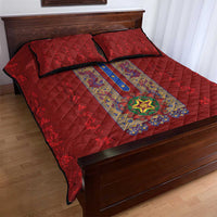 Philippines Christmas Quilt Bed Set Parol Xmas Barong Style - Wonder Print Shop