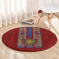 Philippines Christmas Round Carpet Parol Xmas Barong Style - Wonder Print Shop
