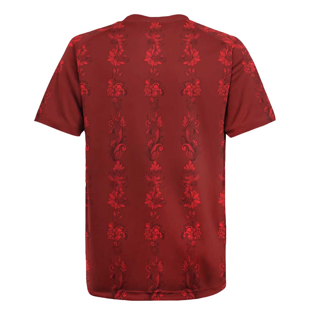 Philippines Christmas Rugby Jersey Parol Xmas Barong Style - Wonder Print Shop