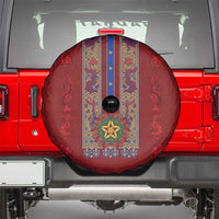 Philippines Christmas Spare Tire Cover Parol Xmas Barong Style - Wonder Print Shop