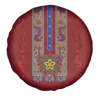Philippines Christmas Spare Tire Cover Parol Xmas Barong Style - Wonder Print Shop