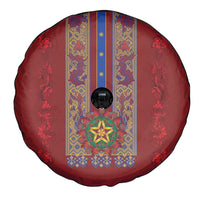Philippines Christmas Spare Tire Cover Parol Xmas Barong Style - Wonder Print Shop