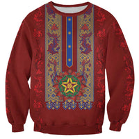 Philippines Christmas Sweatshirt Parol Xmas Barong Style - Wonder Print Shop