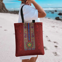 Philippines Christmas Tote Bag Parol Xmas Barong Style - Wonder Print Shop