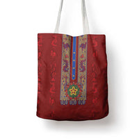 Philippines Christmas Tote Bag Parol Xmas Barong Style - Wonder Print Shop