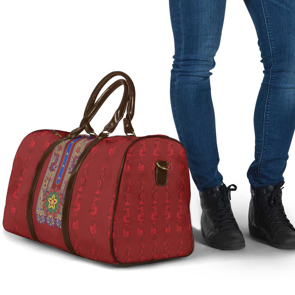 Philippines Christmas Travel Bag Parol Xmas Barong Style - Wonder Print Shop