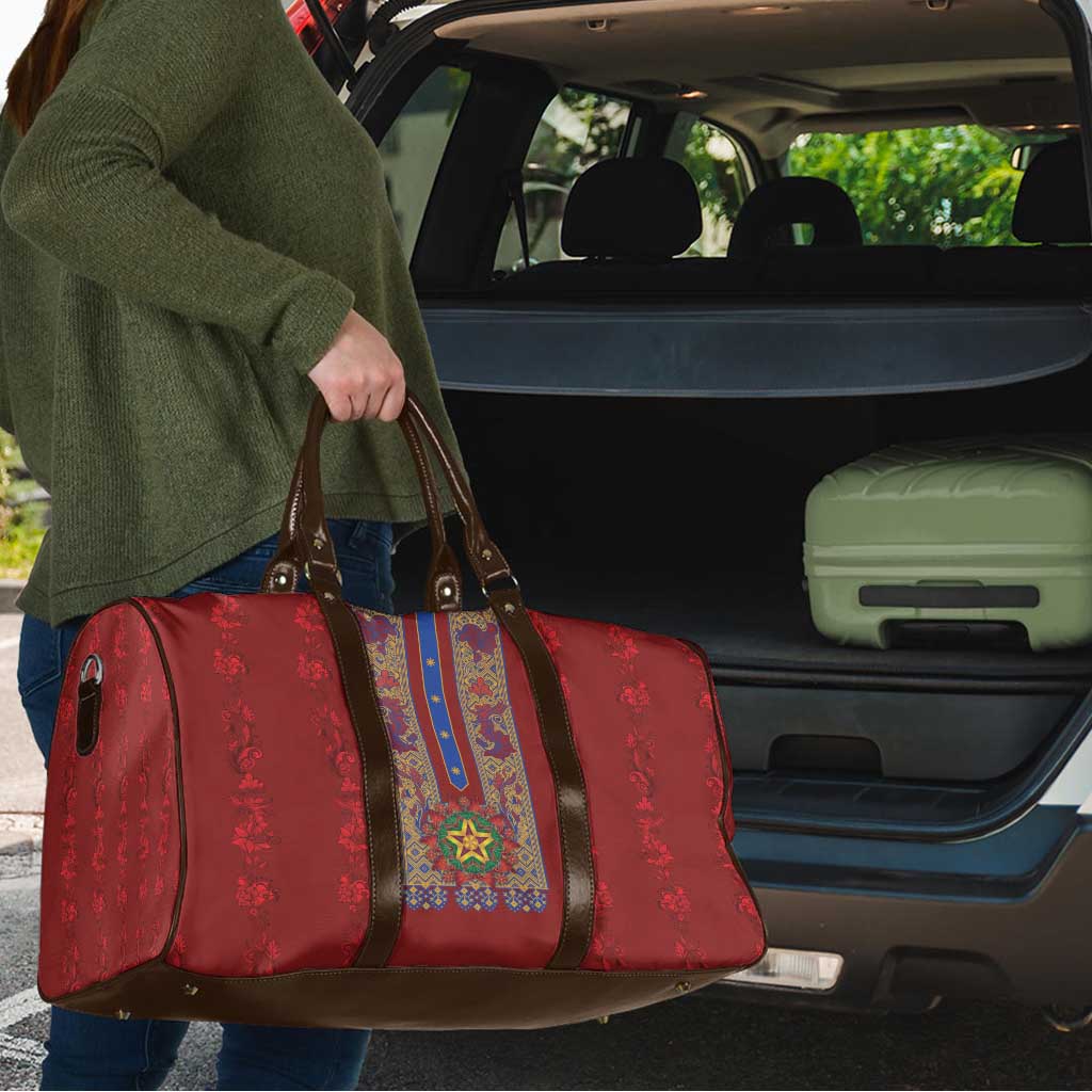 Philippines Christmas Travel Bag Parol Xmas Barong Style - Wonder Print Shop