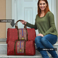 Philippines Christmas Travel Bag Parol Xmas Barong Style - Wonder Print Shop