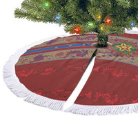 Philippines Christmas Tree Skirt Parol Xmas Barong Style - Wonder Print Shop