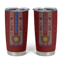 Philippines Christmas Tumbler Cup Parol Xmas Barong Style - Wonder Print Shop
