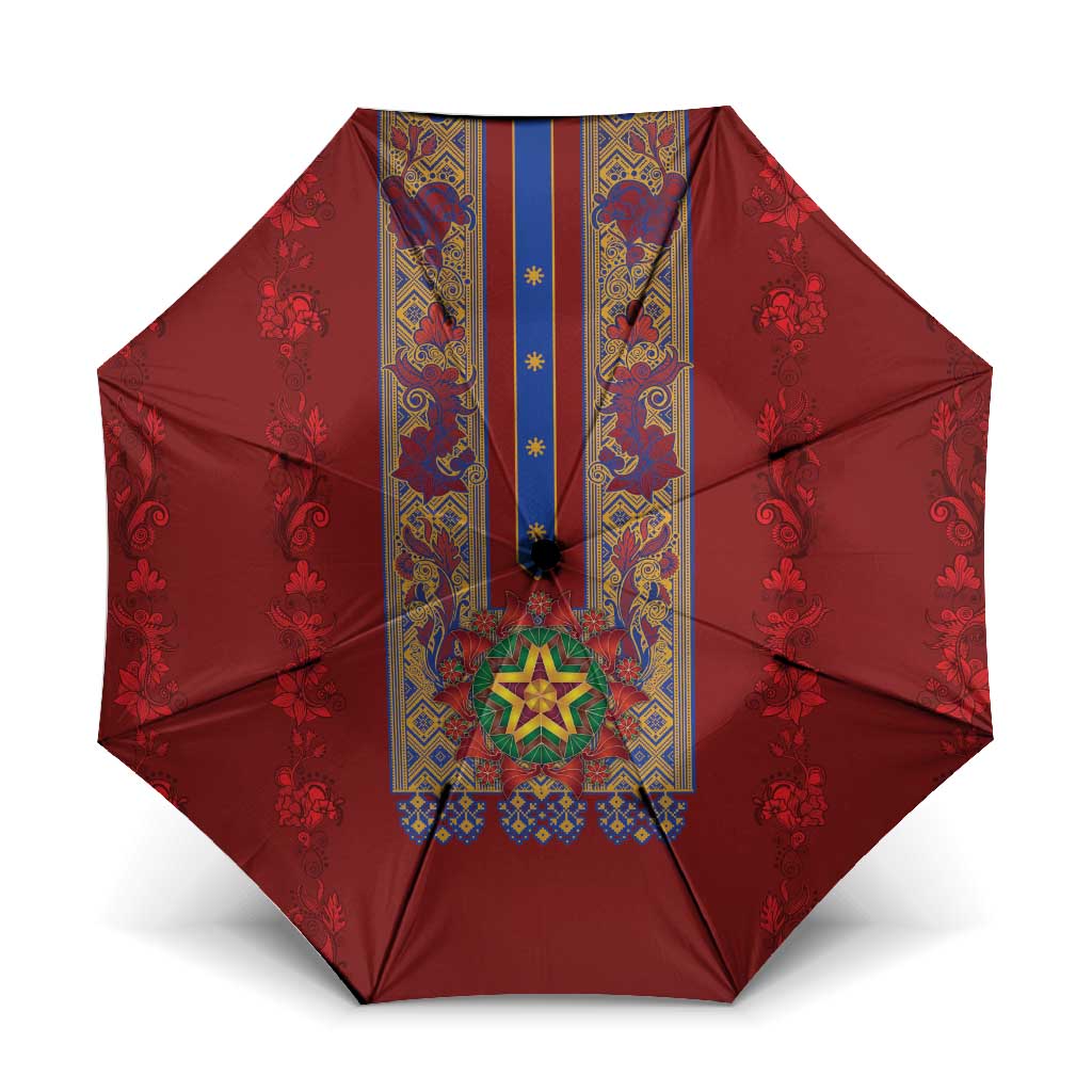 Philippines Christmas Umbrella Parol Xmas Barong Style - Wonder Print Shop