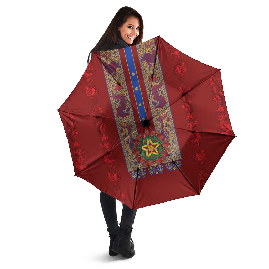 Philippines Christmas Umbrella Parol Xmas Barong Style - Wonder Print Shop