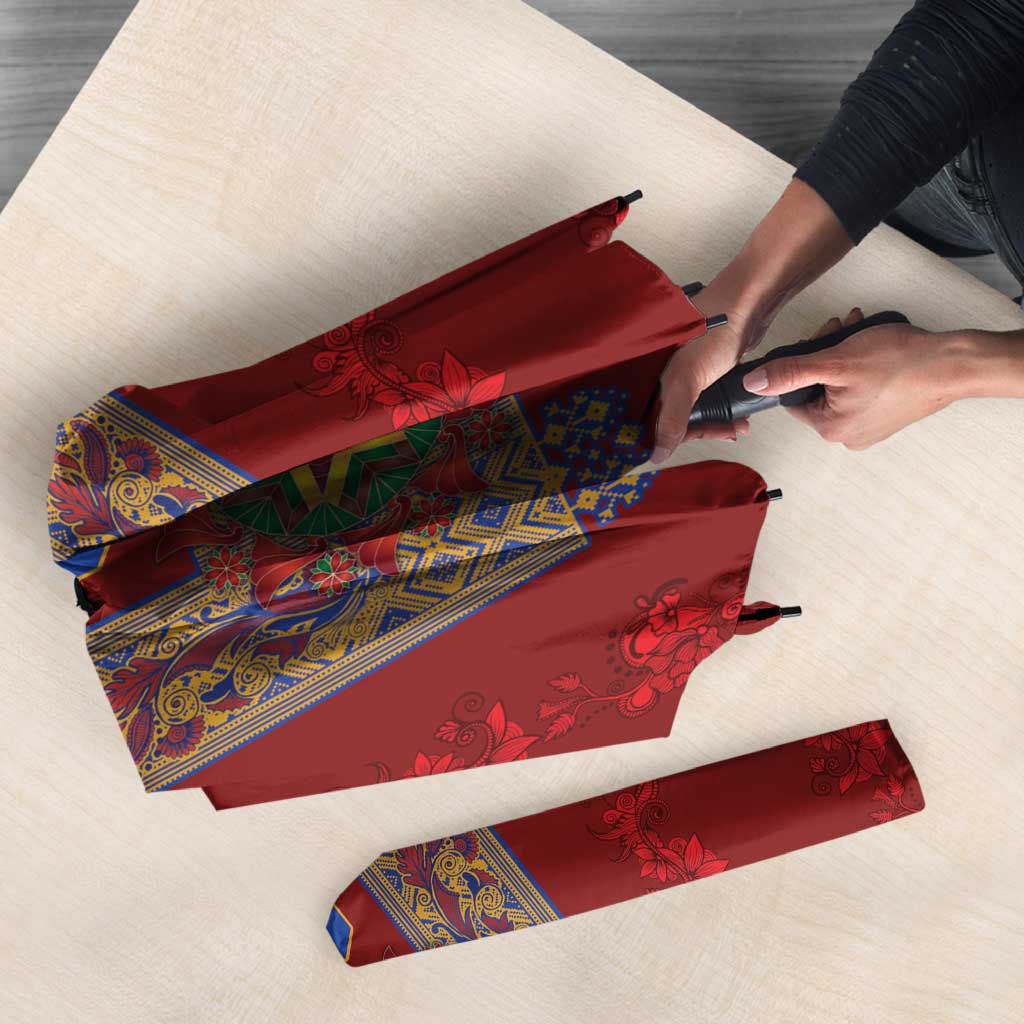 Philippines Christmas Umbrella Parol Xmas Barong Style - Wonder Print Shop
