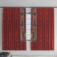 Philippines Christmas Window Curtain Parol Xmas Barong Style - Wonder Print Shop