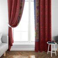 Philippines Christmas Window Curtain Parol Xmas Barong Style - Wonder Print Shop