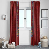 Philippines Christmas Window Curtain Parol Xmas Barong Style - Wonder Print Shop