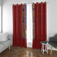 Philippines Christmas Window Curtain Parol Xmas Barong Style - Wonder Print Shop