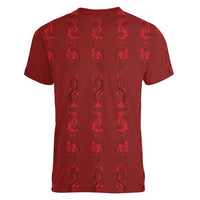 Philippines Christmas Women V-Neck T-Shirt Parol Xmas Barong Style - Wonder Print Shop