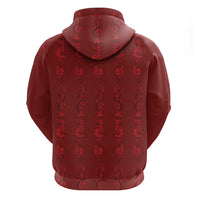 Philippines Christmas Zip Hoodie Parol Xmas Barong Style - Wonder Print Shop