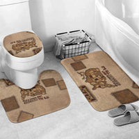 Native American Bathroom Set Retro Map Stitching Effect